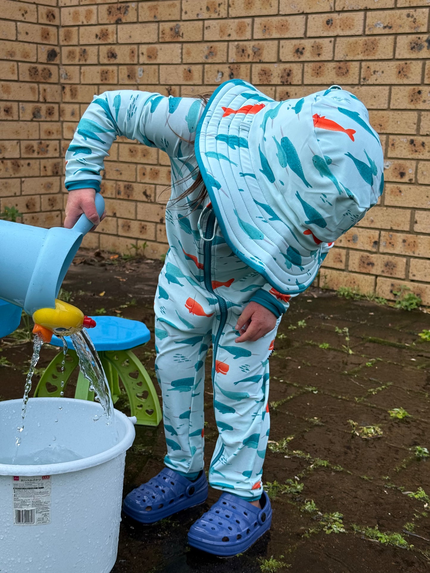 Ocean Buddies Wide Brim Water Hat