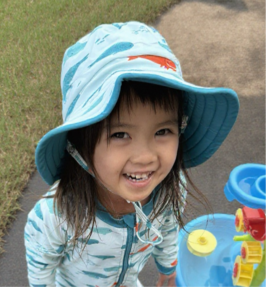 Ocean Buddies Wide Brim Water Hat