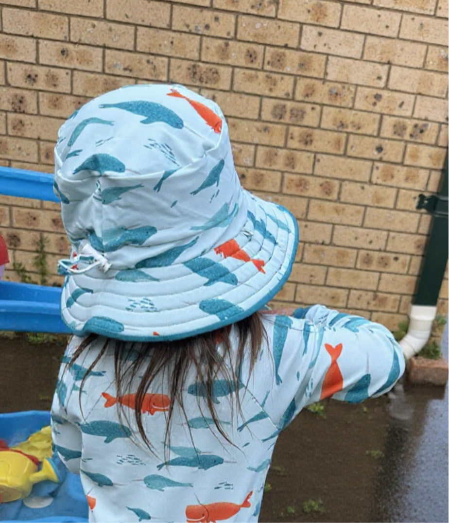 Ocean Buddies Wide Brim Water Hat