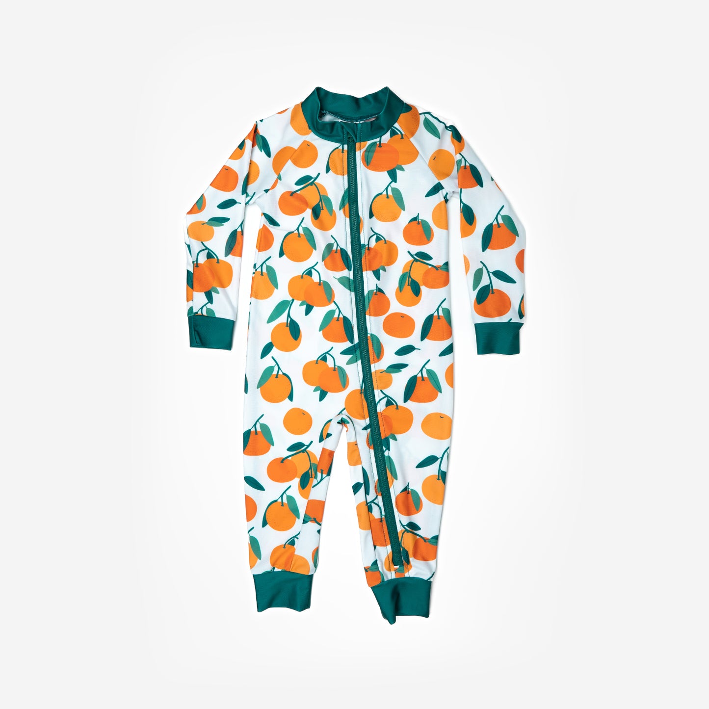 Pipi Swimwear mandarin fruits full length sunsuit